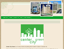 Tablet Screenshot of centercitygreen.com